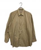 COMME des GARCONS HOMMEコムデギャルソン オム）の古着「2重ボタンシャツ」｜ベージュ
