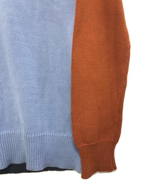 MARNI（マルニ）MARNI (マルニ) マルチカラーロゴニット ブルー サイズ:38の古着・服飾アイテム
