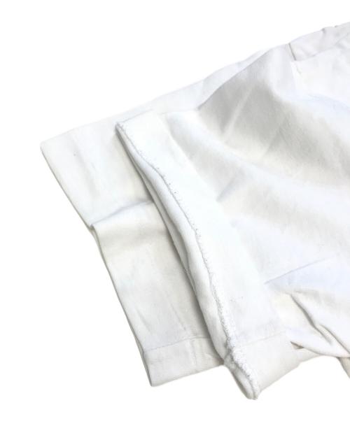 BLACK COMME des GARCONS（ブラックコムデギャルソン）BLACK COMME des GARCONS (ブラックコムデギャルソン) プリントTシャツ ホワイト サイズ:Lの古着・服飾アイテム