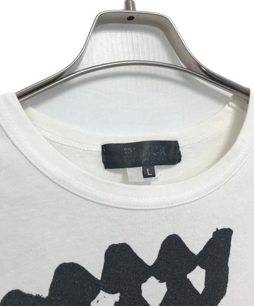 BLACK COMME des GARCONS（ブラックコムデギャルソン）BLACK COMME des GARCONS (ブラックコムデギャルソン) プリントTシャツ ホワイト サイズ:Lの古着・服飾アイテム