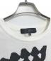 中古・古着 BLACK COMME des GARCONS (ブラックコムデギャルソン) プリントTシャツ ホワイト サイズ:L：9000円