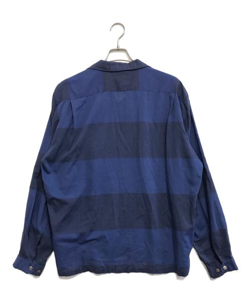 McGREGOR（マクレガー）McGREGOR (マクレガー) オープンカラーチェックシャツ ブルー サイズ:表記なしの古着・服飾アイテム