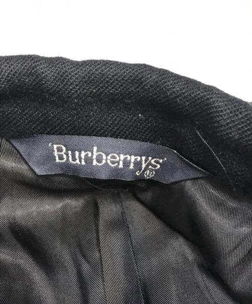 Burberry's（バーバリー）Burberry's (バーバリーズ) カシミヤダブルテーラードジャケット ブラック サイズ:表記なしの古着・服飾アイテム
