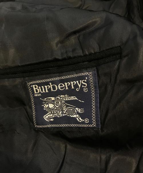 Burberry's（バーバリー）Burberry's (バーバリーズ) カシミヤダブルテーラードジャケット ブラック サイズ:表記なしの古着・服飾アイテム