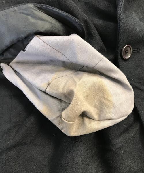 Burberry's（バーバリー）Burberry's (バーバリーズ) カシミヤダブルテーラードジャケット ブラック サイズ:表記なしの古着・服飾アイテム