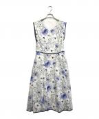 Reneルネ）の古着「フラワーシアーワンピース」｜ホワイト