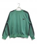 Needlesニードルズ）の古着「Track Crew Neck Shirt」｜グリーン