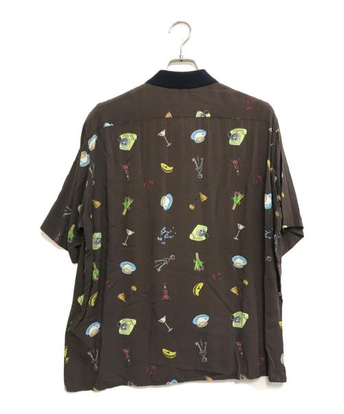 FENDI（フェンディ）FENDI (フェンディ) Object Print Shirt ブラウン サイズ:42の古着・服飾アイテム