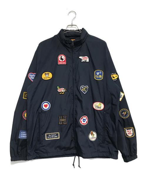 HUMAN MADE（ヒューマンメイド）HUMAN MADE (ヒューマンメイド) ワッペン ナイロンジャケット ネイビー サイズ:XLの古着・服飾アイテム