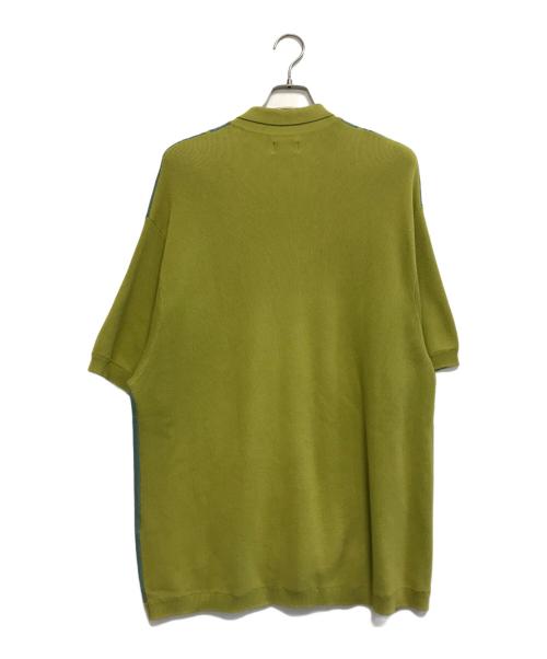 SUPREME（シュプリーム）SUPREME (シュプリーム) Stripe Button Up Polo グリーン サイズ:XLの古着・服飾アイテム