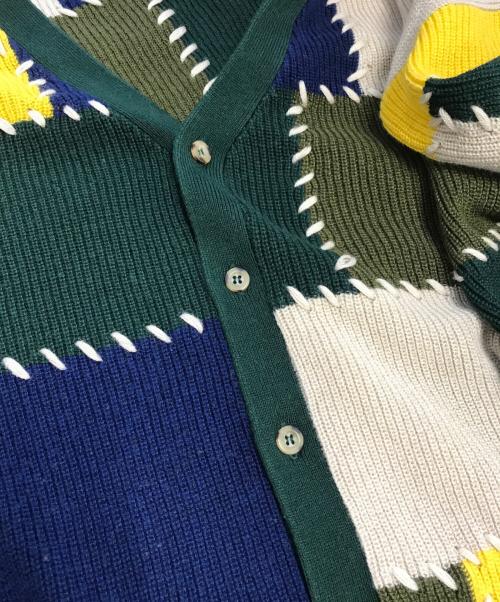 WIND AND SEA（ウィンダンシー）WIND AND SEA (ウィンダンシー) HAND STITCH CARDIGAN マルチカラー サイズ:XLの古着・服飾アイテム