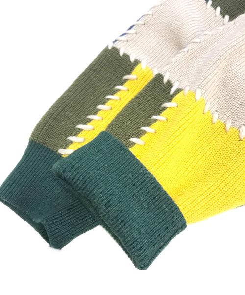 WIND AND SEA（ウィンダンシー）WIND AND SEA (ウィンダンシー) HAND STITCH CARDIGAN マルチカラー サイズ:XLの古着・服飾アイテム