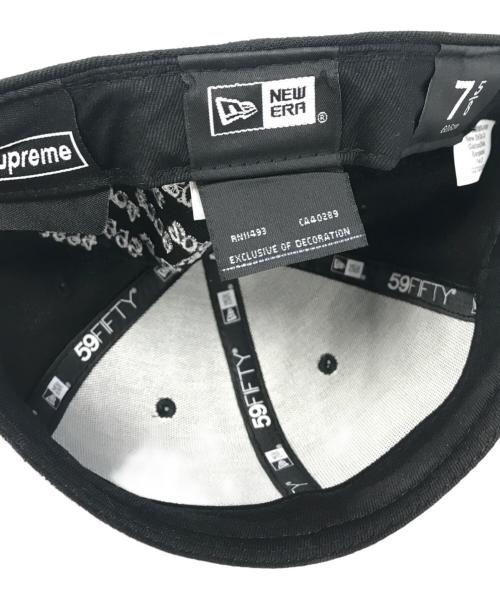 New Era（ニューエラ）New Era (ニューエラ) SUPREME (シュプリーム) ChampionShip Box Logo ブラック サイズ:7 5/8　60.6cmの古着・服飾アイテム