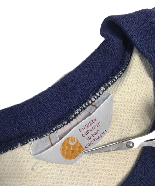 CarHartt（カーハート）CarHartt (カーハート) 裏サーマルスウェット ネイビー サイズ:表記なしの古着・服飾アイテム