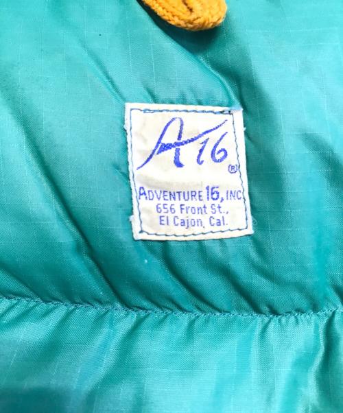 ADVENTURE 16（アドベンチャー16）ADVENTURE 16 (アドベンチャー16) ダウンジャケット グリーン サイズ:表記なしの古着・服飾アイテム