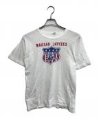 velva sheenベルバシーン）の古着「2段染込みプリントTシャツ」｜ホワイト