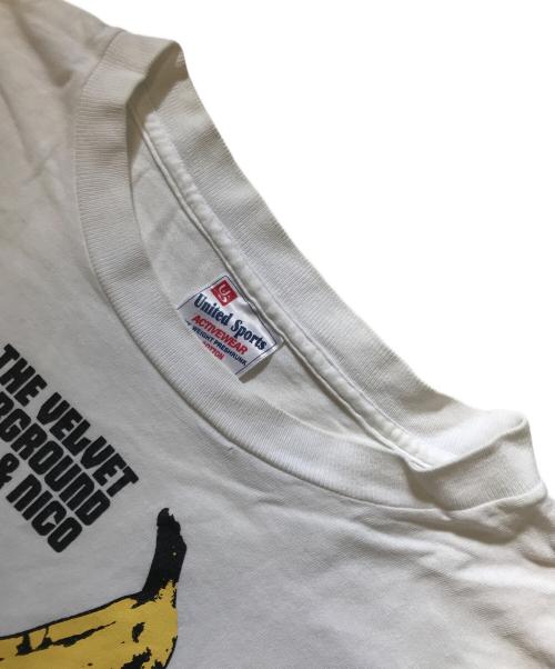 バンドTシャツ（バンドTシャツ）バンドTシャツ (バンドTシャツ) 90s the vervet underground(ヴェルヴェット・アンダーグラウンド) バンドTシャツ ホワイト サイズ:Sの古着・服飾アイテム