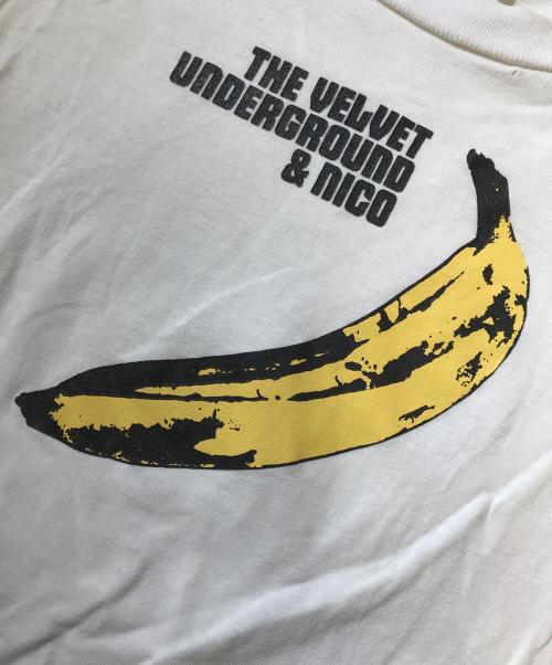 バンドTシャツ（バンドTシャツ）バンドTシャツ (バンドTシャツ) 90s the vervet underground(ヴェルヴェット・アンダーグラウンド) バンドTシャツ ホワイト サイズ:Sの古着・服飾アイテム