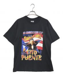 GILDAN（ギルダン）の古着「in memory of the mambo king(イン・メモリー・オブ・ザ・マンボ・キング) ドラマTシャツ」｜ブラック