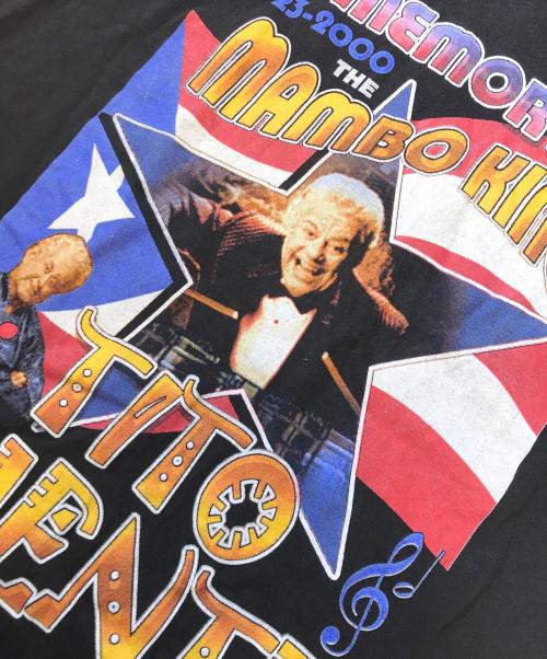 GILDAN（ギルダン）GILDAN (ギルダン) in memory of the mambo king(イン・メモリー・オブ・ザ・マンボ・キング) ドラマTシャツ ブラック サイズ:XLの古着・服飾アイテム