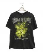 バンドTシャツバンドTシャツ）の古着「00s CRADLE OF FILTH(クレイドル・オブ・フィルス) バンドTシャツ」｜ブラック