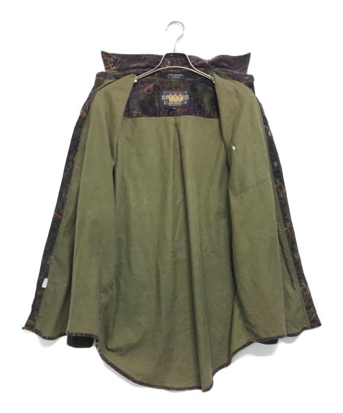 CHAPS RALPH LAUREN（チャップス ラルフローレン）CHAPS RALPH LAUREN (チャップス ラルフローレン) ペイズリー柄コーデュロイシャツ パープル サイズ:Lの古着・服飾アイテム