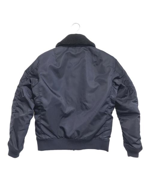 CALEE（キャリー）CALEE (キャリー) ボンバージャケット ネイビー サイズ:Mの古着・服飾アイテム