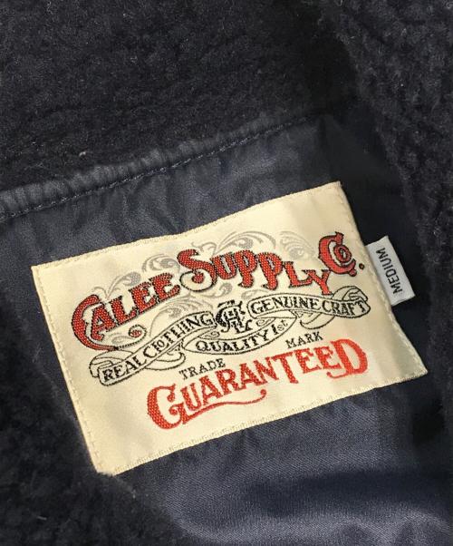 CALEE（キャリー）CALEE (キャリー) ボンバージャケット ネイビー サイズ:Mの古着・服飾アイテム