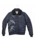CALEE（キャリー）の古着「ボンバージャケット」｜ネイビー