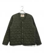 CALEEキャリー）の古着「ハートキルティングジャケット」｜カーキ