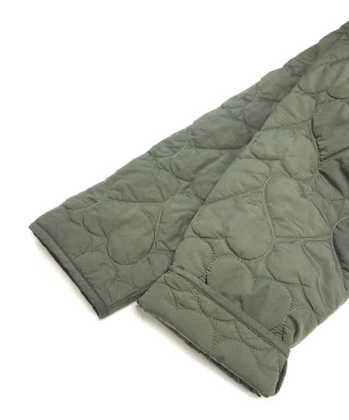 CALEE（キャリー）CALEE (キャリー) ハートキルティングジャケット カーキ サイズ:Lの古着・服飾アイテム