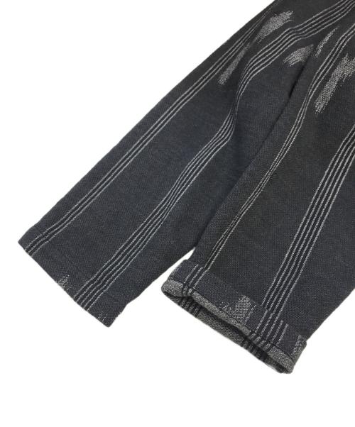 CALEE（キャリー）CALEE (キャリー) ネイティブジャガードハッピコート ブラック サイズ:Lの古着・服飾アイテム