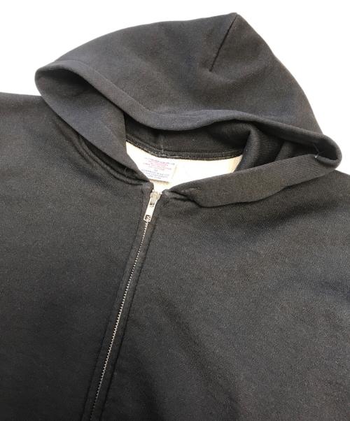 PLUMA（プルマ）PLUMA (プルマ) 裏サーマルジップパーカー ブラック サイズ:Mの古着・服飾アイテム