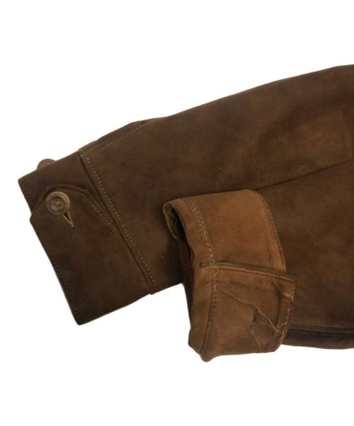 CALIFORNIAN（カリフォルニアン）CALIFORNIAN (カリフォルニアン) ヌバックスポーツレザージャケット ブラウン サイズ:表記なしの古着・服飾アイテム