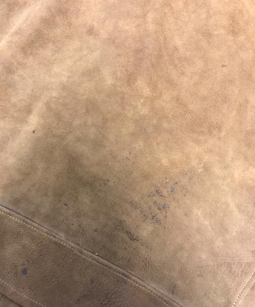 CALIFORNIAN（カリフォルニアン）CALIFORNIAN (カリフォルニアン) ヌバックスポーツレザージャケット ブラウン サイズ:表記なしの古着・服飾アイテム