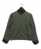 Unitogユニトグ）の古着「コットンギャバブルゾン」｜カーキ