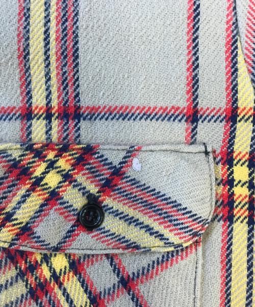 MR LEGGS（ミスターレッグス）MR LEGGS (ミスターレッグス) チェックネルシャツ ベージュ サイズ:表記なしの古着・服飾アイテム