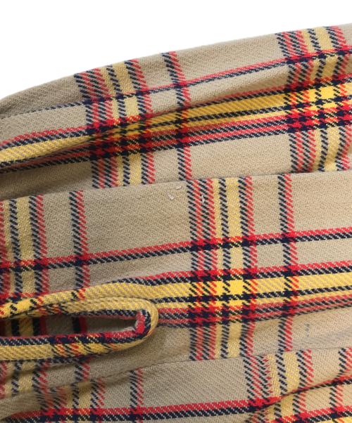 MR LEGGS（ミスターレッグス）MR LEGGS (ミスターレッグス) チェックネルシャツ ベージュ サイズ:表記なしの古着・服飾アイテム