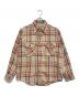 MR LEGGS（ミスターレッグス）の古着「チェックネルシャツ」｜ベージュ