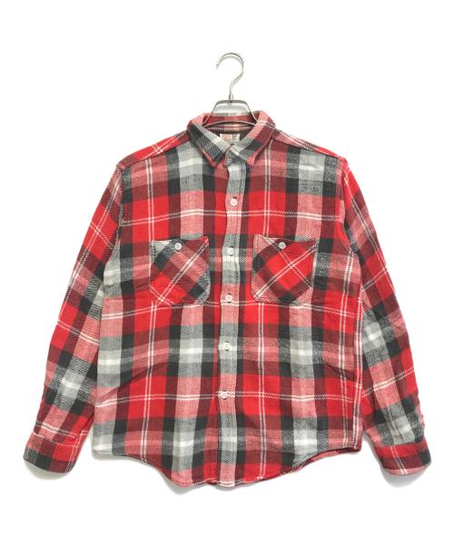 WINTER KING（ウィンターキング）WINTER KING (ウィンターキング) チェックネルシャツ レッド サイズ:表記なしの古着・服飾アイテム