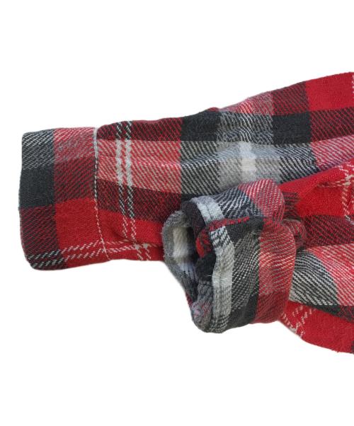 WINTER KING（ウィンターキング）WINTER KING (ウィンターキング) チェックネルシャツ レッド サイズ:表記なしの古着・服飾アイテム