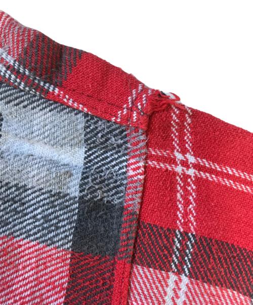 WINTER KING（ウィンターキング）WINTER KING (ウィンターキング) チェックネルシャツ レッド サイズ:表記なしの古着・服飾アイテム