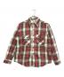 FIVE BROTHER（ファイブブラザー）の古着「チェックネルシャツ」｜レッド