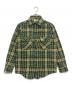 MR LEGGS（ミスターレッグス）の古着「チェックネルシャツ」｜グリーン