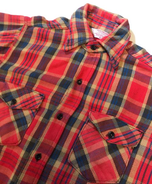 FROSTPROOF（フロントプルーフ）FROSTPROOF (フロントプルーフ) チェックネルシャツ レッド サイズ:Ｍの古着・服飾アイテム