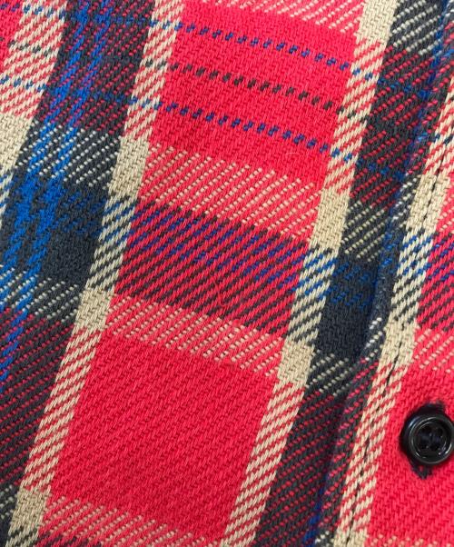 FROSTPROOF（フロントプルーフ）FROSTPROOF (フロントプルーフ) チェックネルシャツ レッド サイズ:Ｍの古着・服飾アイテム