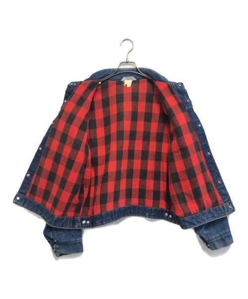 KEY IMPERIAL（キーインペリアル）KEY IMPERIAL (キーインペリアル) 裏地フランネルデニムジャケット インディゴ サイズ:表記なしの古着・服飾アイテム