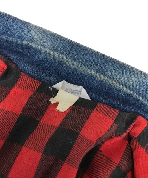 KEY IMPERIAL（キーインペリアル）KEY IMPERIAL (キーインペリアル) 裏地フランネルデニムジャケット インディゴ サイズ:表記なしの古着・服飾アイテム