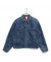 KEY IMPERIAL（キーインペリアル）の古着「裏地フランネルデニムジャケット」｜インディゴ