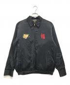 HOUSTONヒューストン）の古着「レーヨンベトナムジャケット」｜ブラック